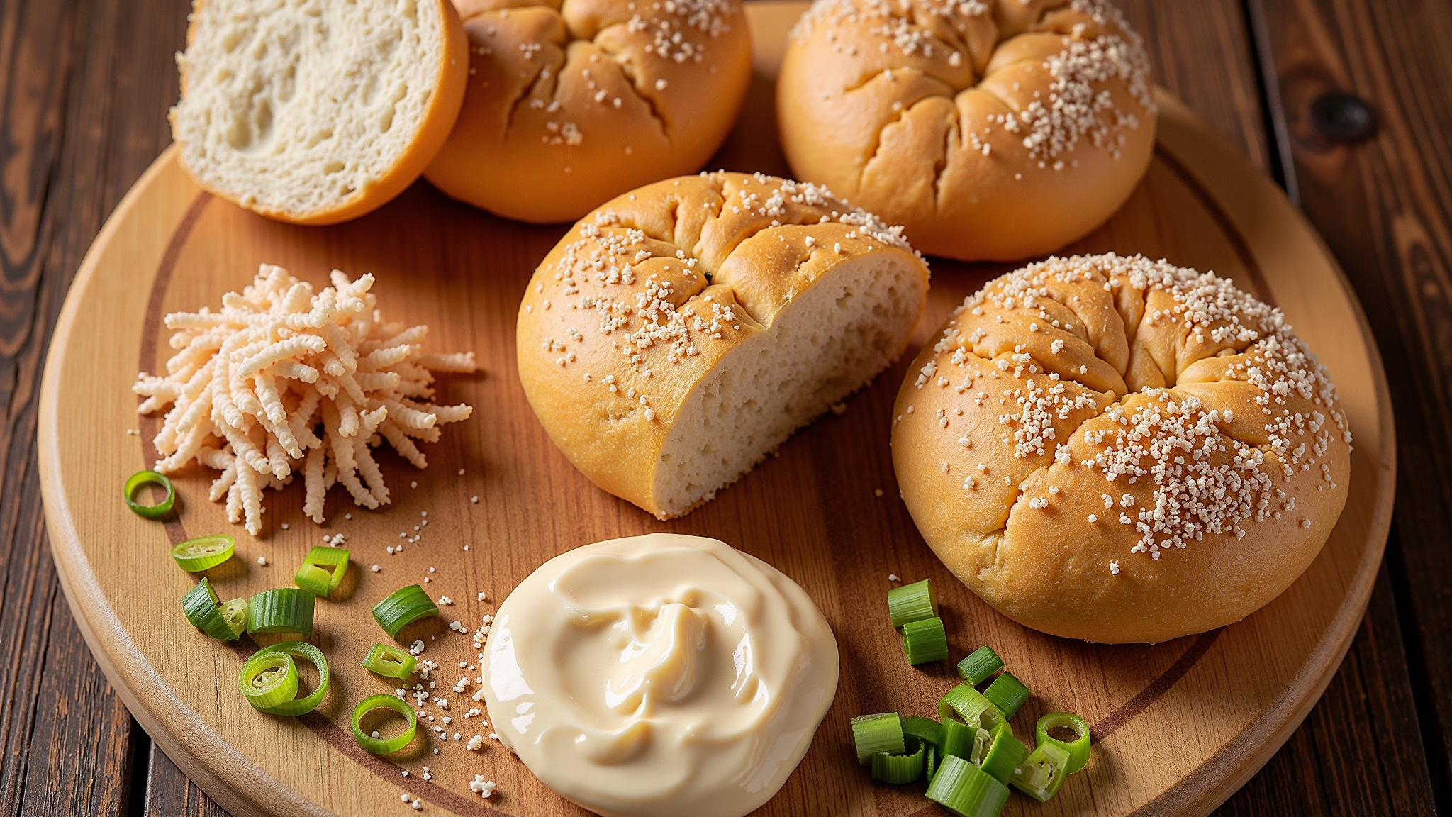 Mayonnaise used in various dishes