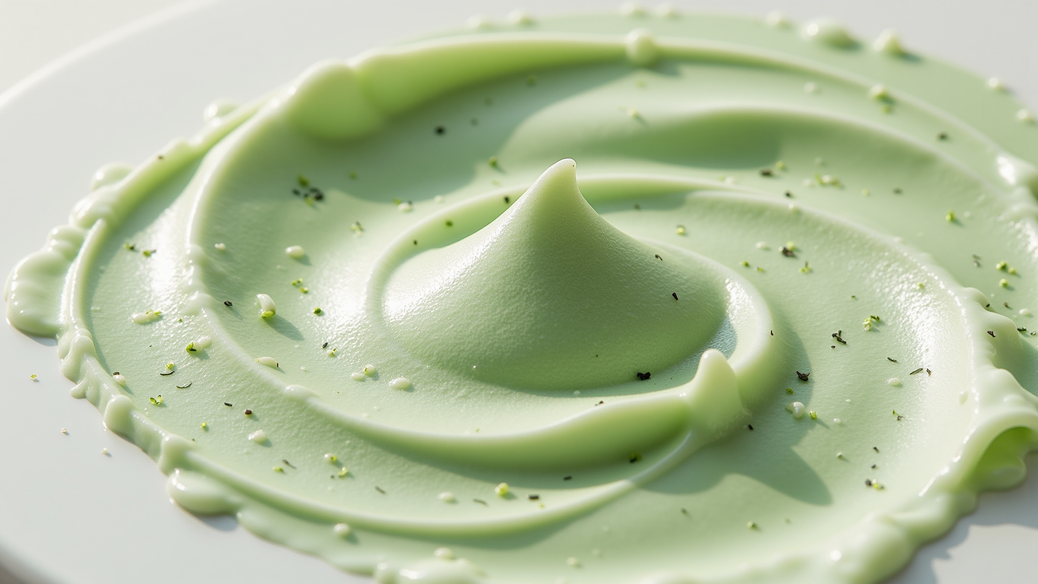 Creamy mayonnaise close-up texture